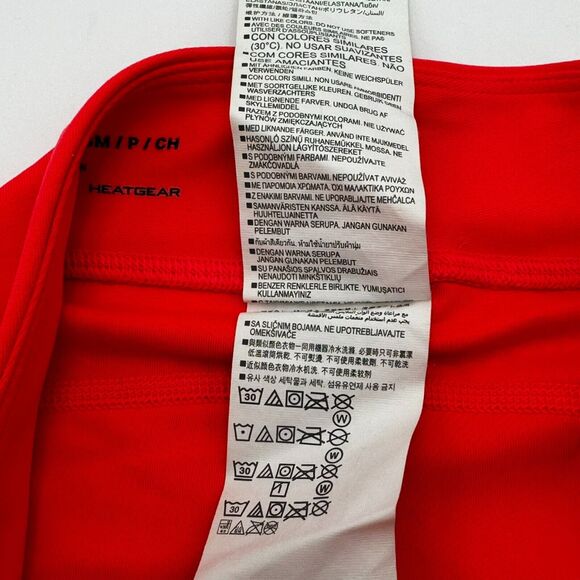 UNDER ARMOUR | Women's Small Orange Coral Heat Gear Compression Athletic Capris‎ - Picture 6 of 9